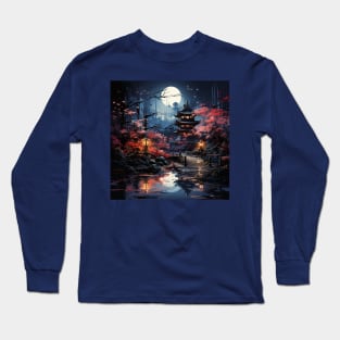 Japanese Garden #3 Long Sleeve T-Shirt